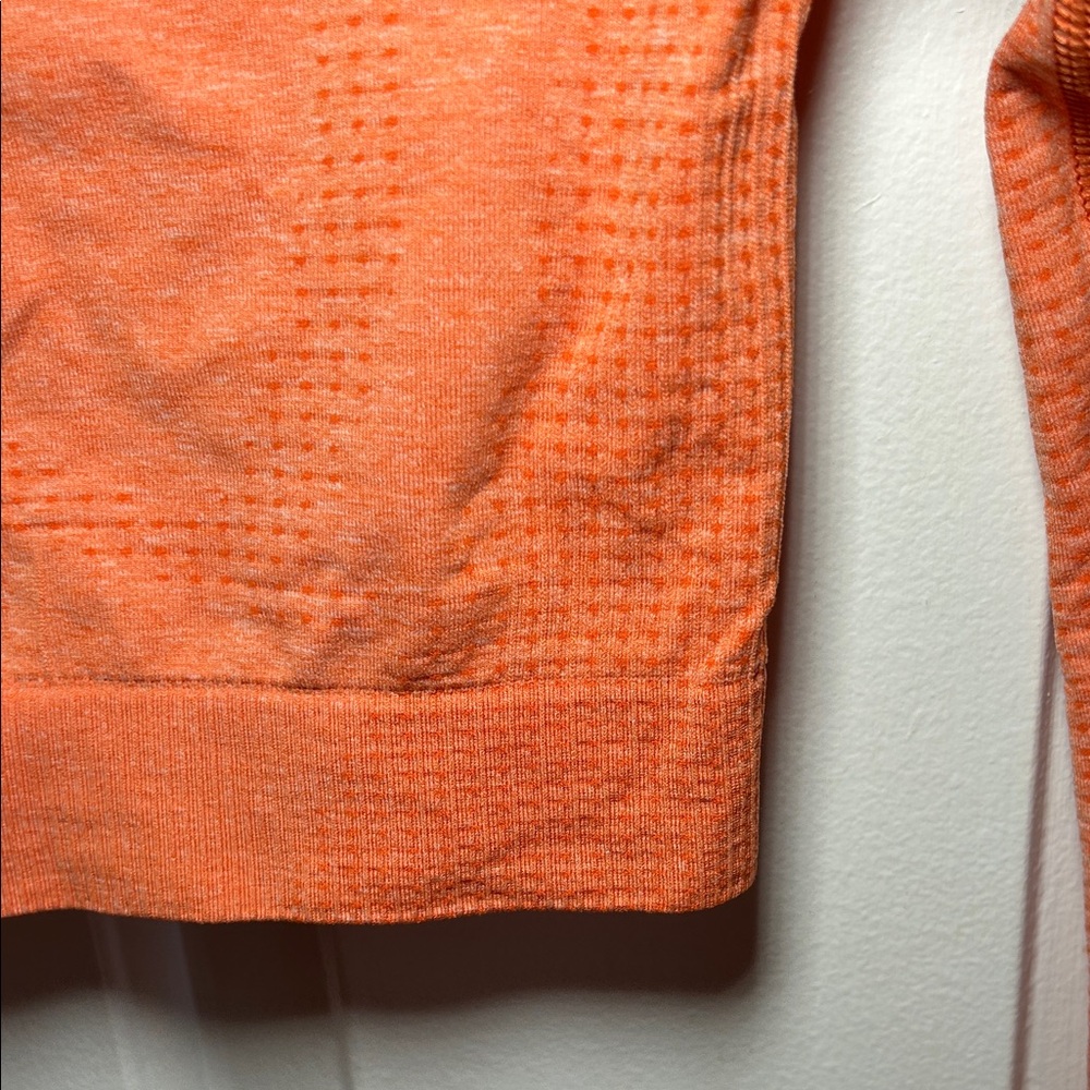 Gym Shark Women's Orange Long Sleeve Workout Top - Picture 5 of 9